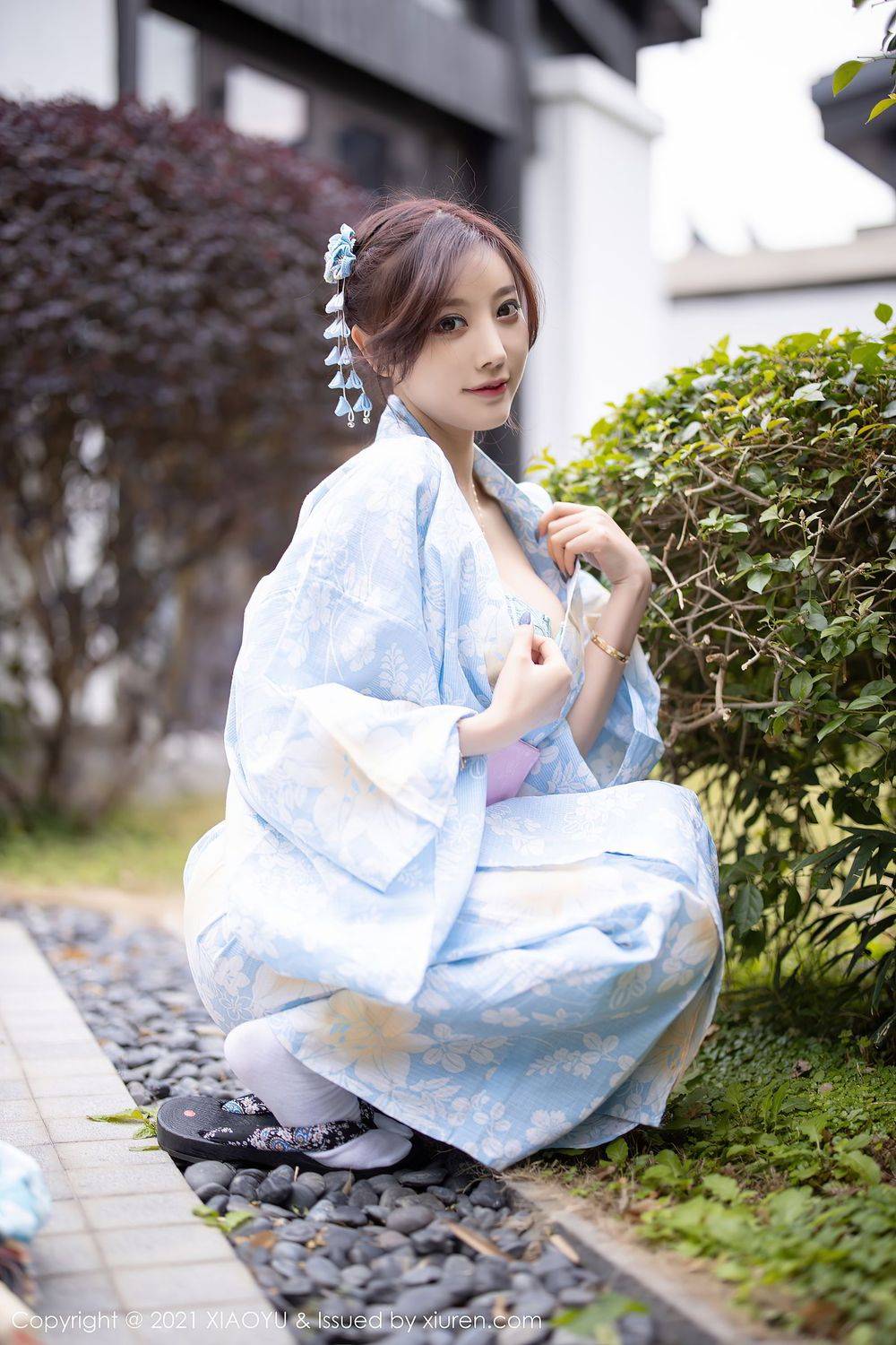 语画界性感女神杨晨晨sugar油纸伞与浪漫和服系列厦门旅拍-20