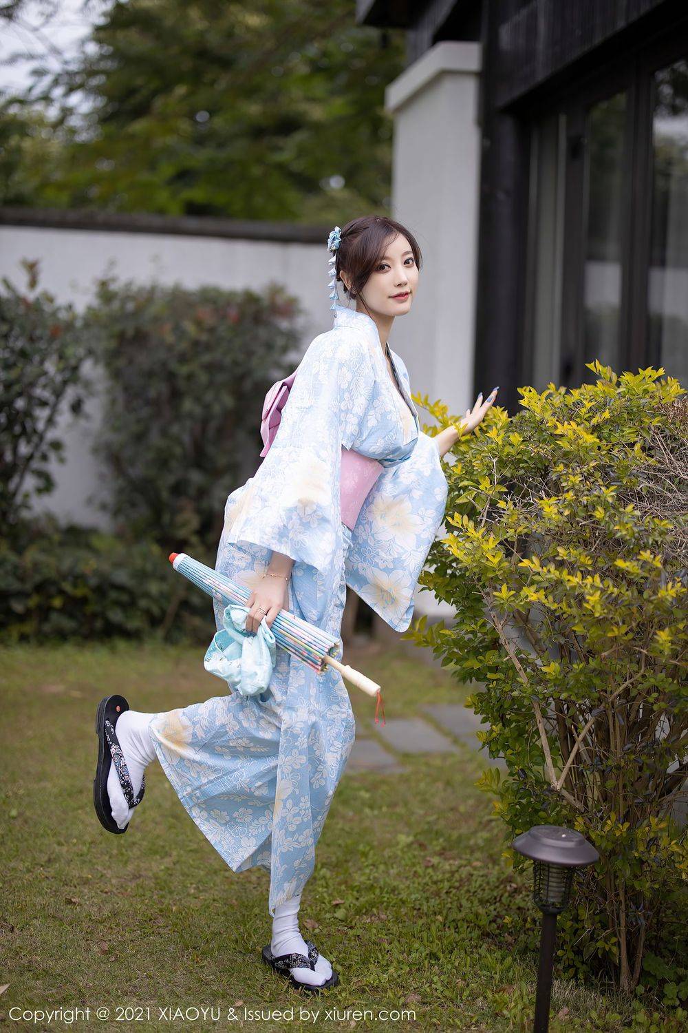 语画界性感女神杨晨晨sugar油纸伞与浪漫和服系列厦门旅拍-28