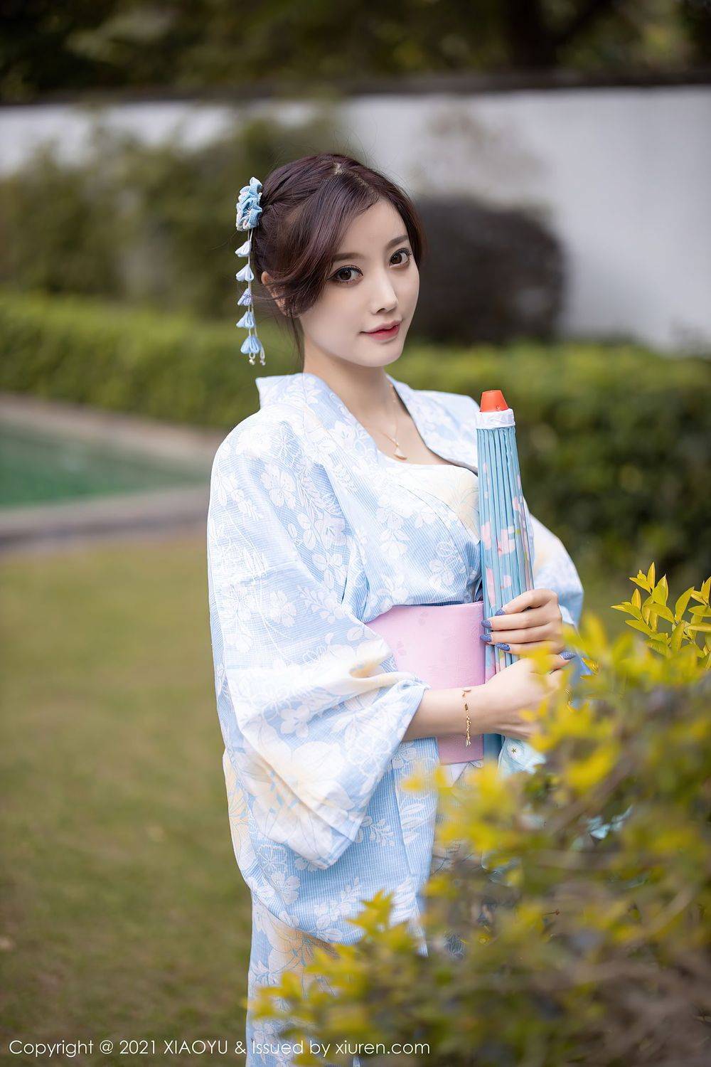 语画界性感女神杨晨晨sugar油纸伞与浪漫和服系列厦门旅拍-31