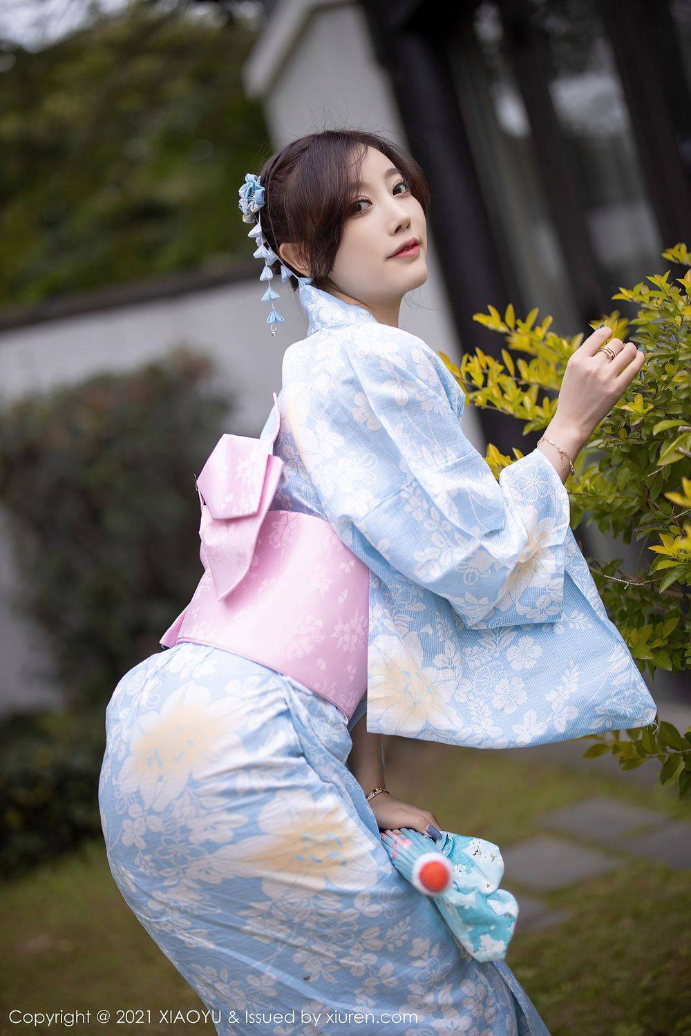 语画界性感女神杨晨晨sugar油纸伞与浪漫和服系列厦门旅拍-29