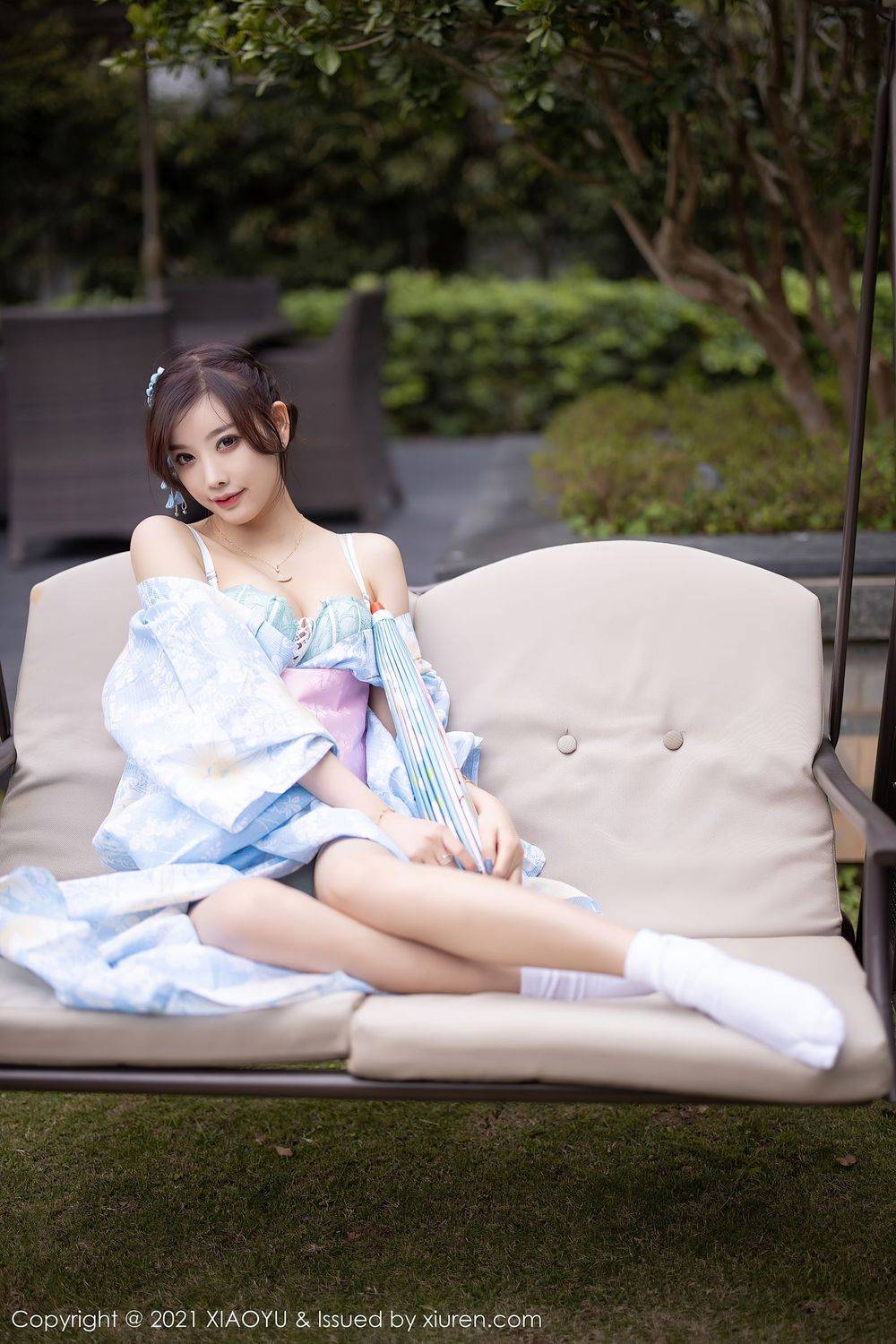 语画界性感女神杨晨晨sugar油纸伞与浪漫和服系列厦门旅拍-41