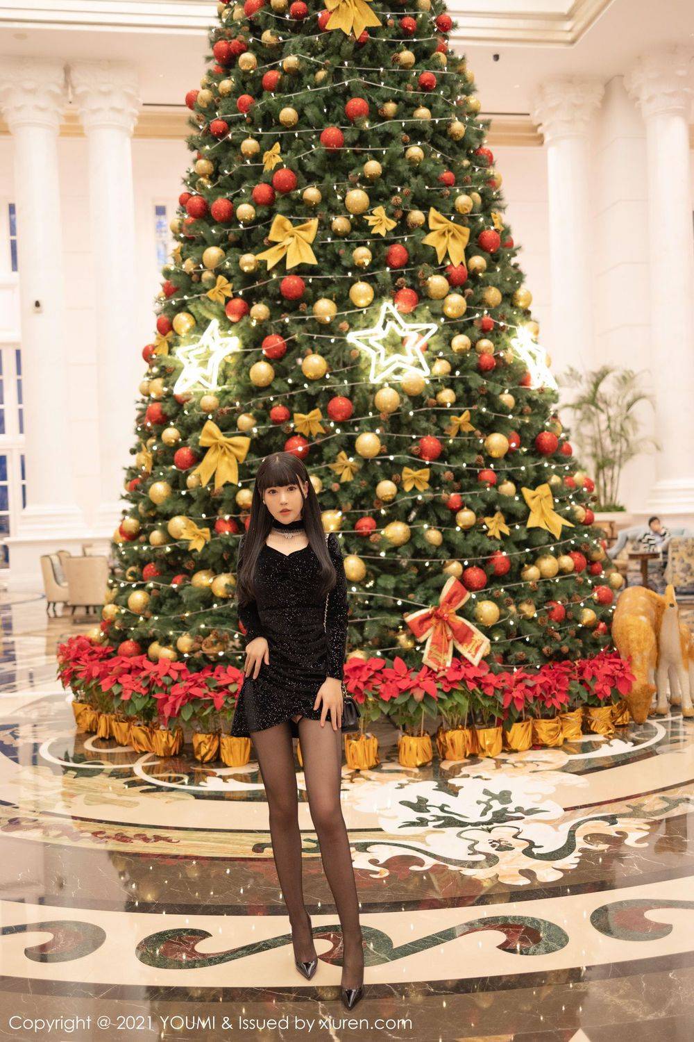 尤蜜荟性感女神Flower朱可儿情趣内衣热辣身材系列厦门旅拍