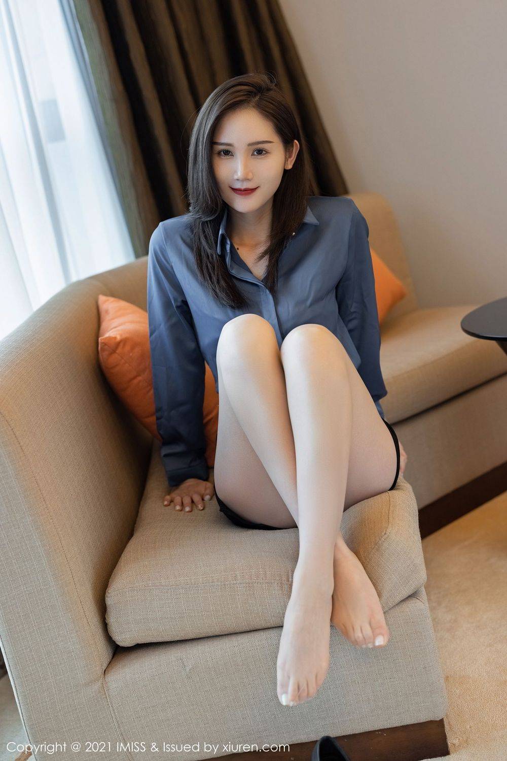 爱蜜社气质女神SISY思衬衫短裙职场OL丝足系列撩人心扉套图-20