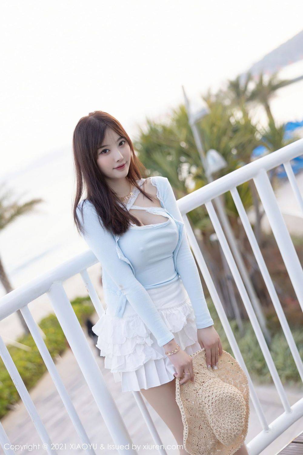 语画界性感女神杨晨晨sugar修长美腿海边沙滩系列私房写真-88