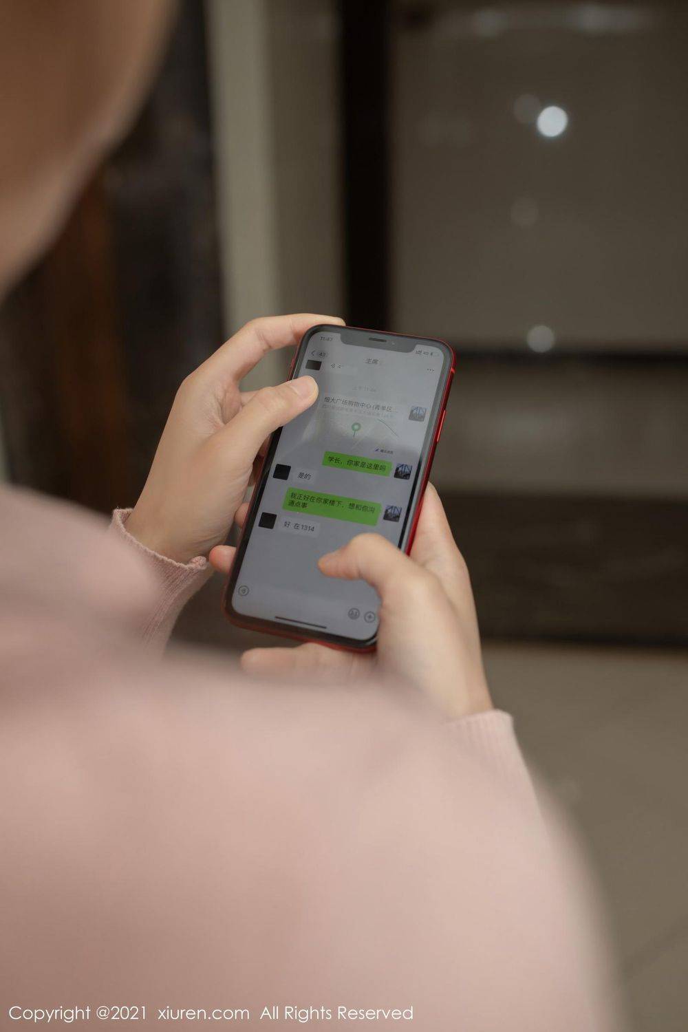 秀人网美女模特陆萱萱丝袜美腿+学生会干部主题成都旅拍