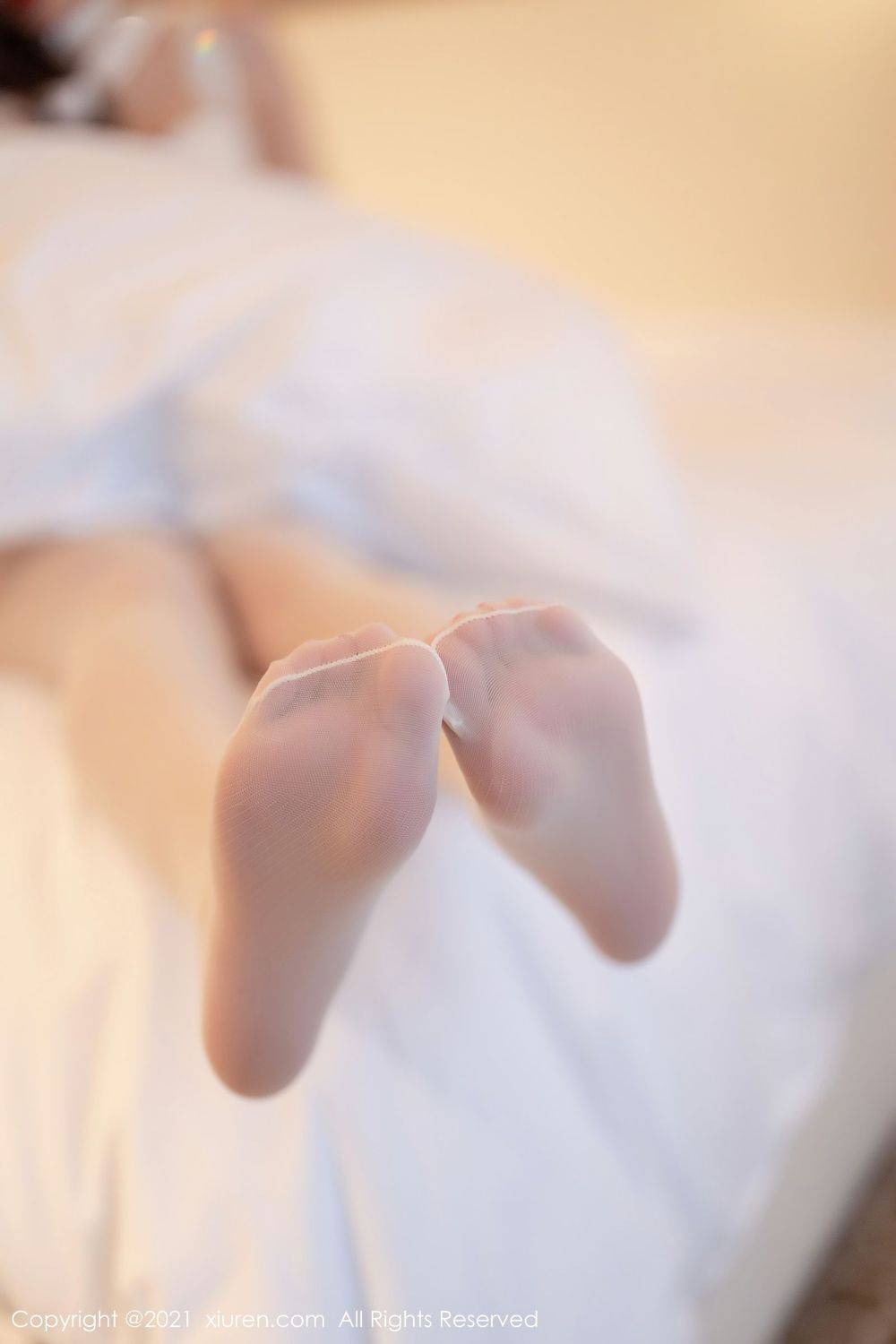 秀人网性感女神杨晨晨Yome率真牛仔裤丝袜美腿系列私房写真-74