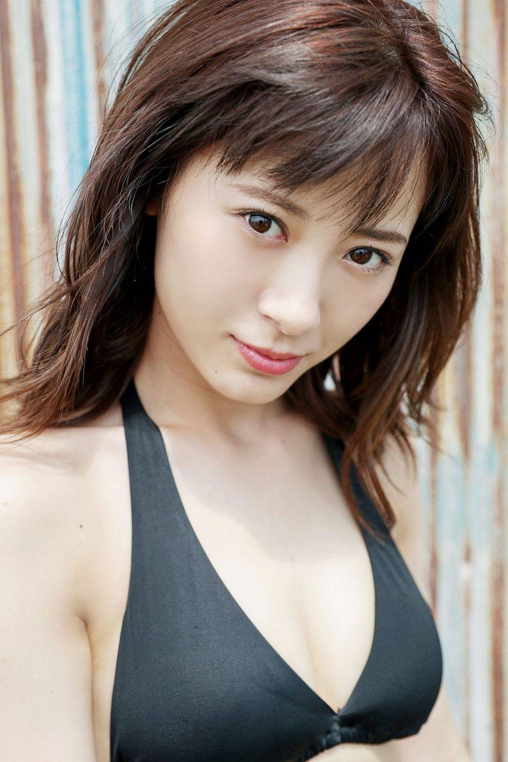 日本美女生田衣梨奈高开叉旗袍+海边比基尼系列性感写真-55