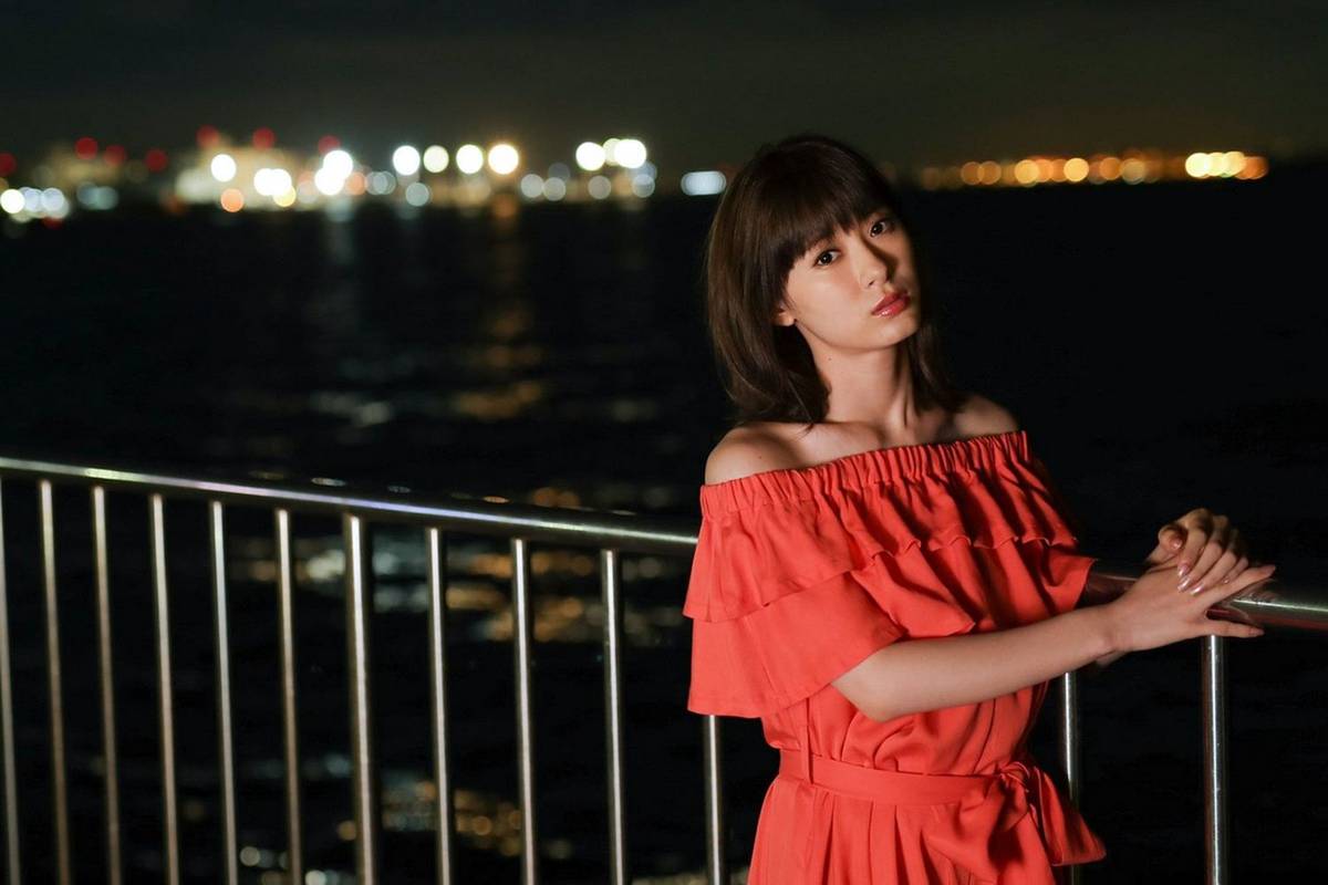 日本美女生田衣梨奈高开叉旗袍+海边比基尼系列性感写真-70