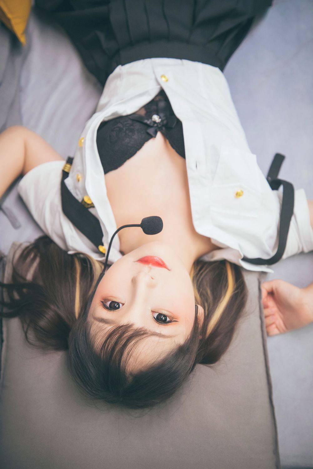 网红COSER神楽坂真冬黑丝美腿JK制服双马尾系列套图-74