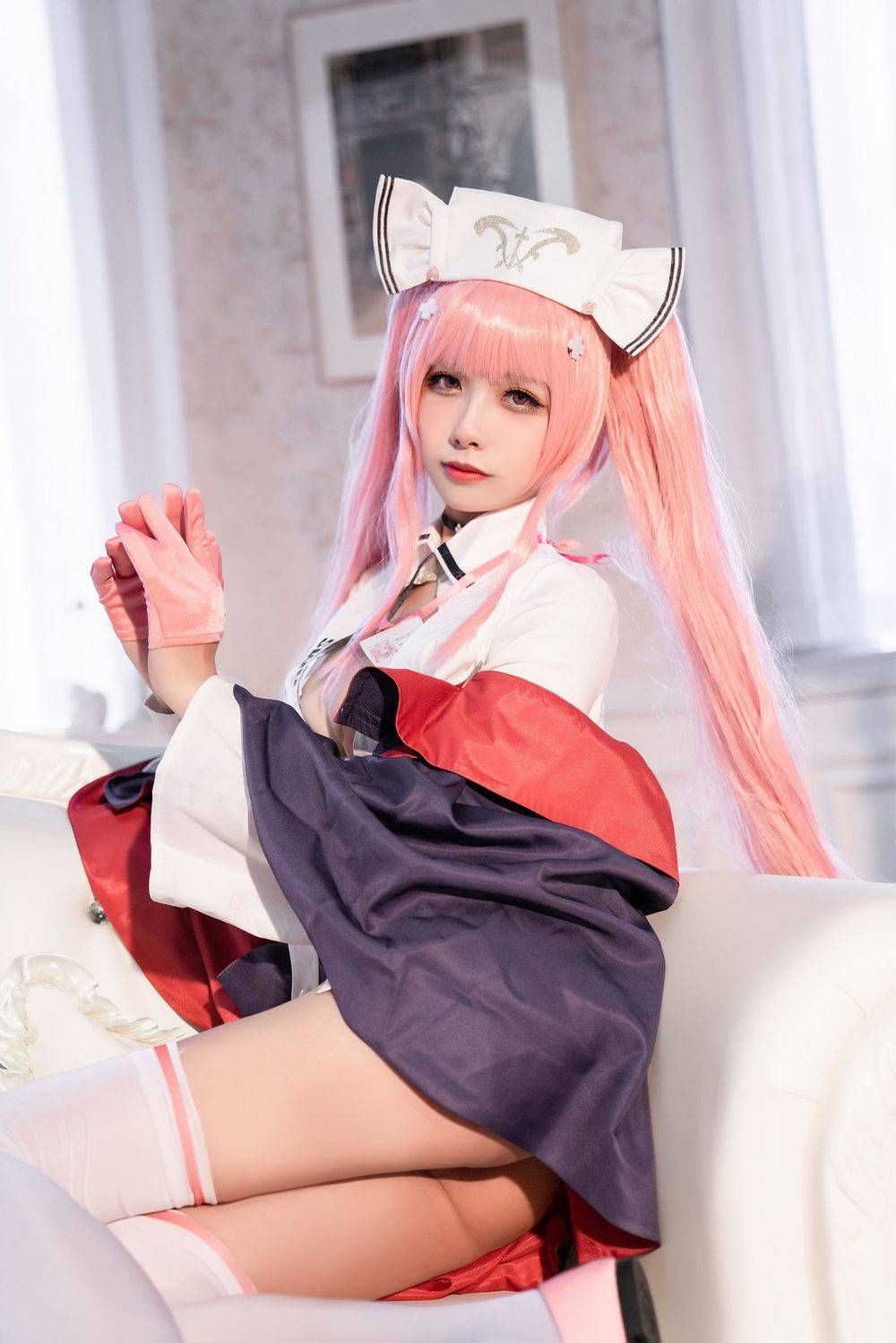 微博妹子Momoko葵葵白丝袜系列英仙座主题性感写真-17