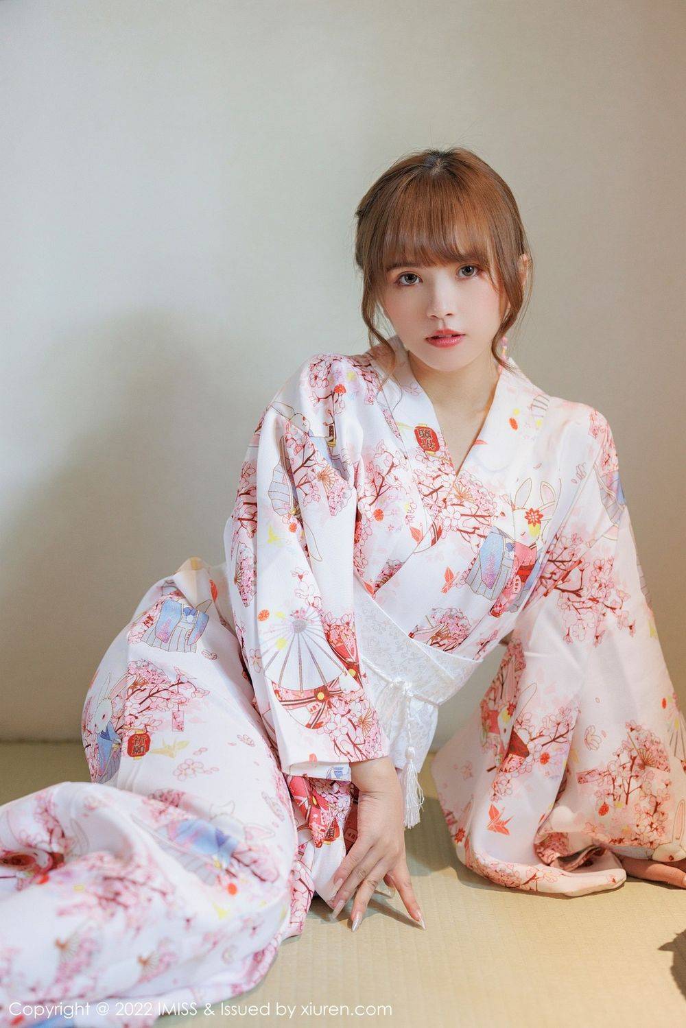 爱蜜社新人模特张思允Nice清新和服赏心悦目云南心愿旅拍-5