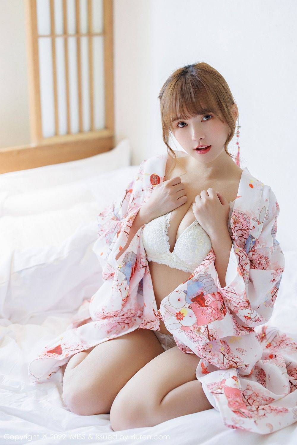 爱蜜社新人模特张思允Nice清新和服赏心悦目云南心愿旅拍-20