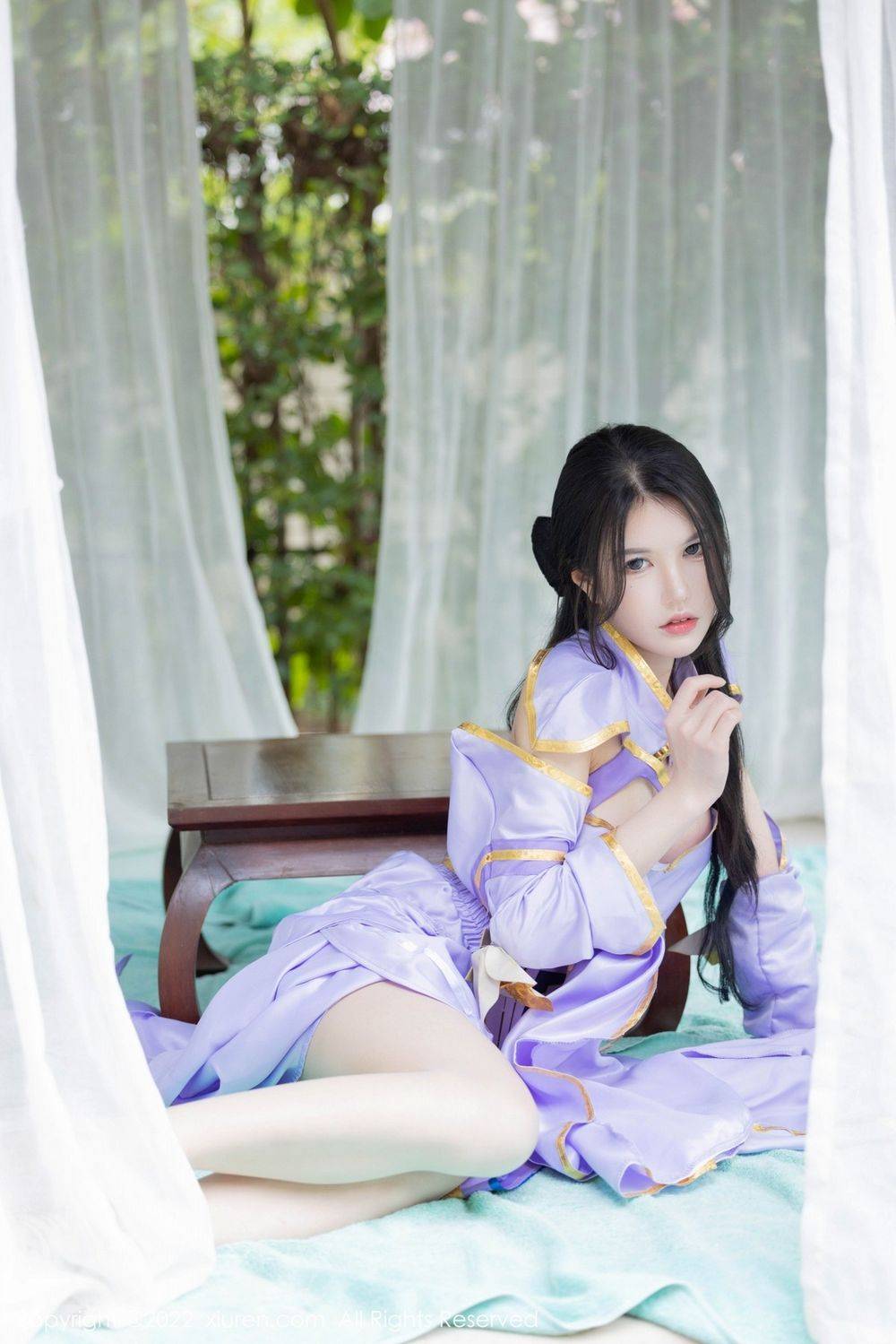 秀人网性感姐妹花绮里嘉ula角色扮演合拍系列珠三角旅拍-20