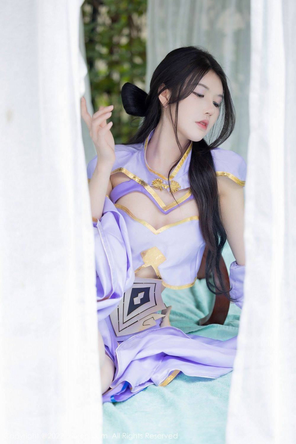 秀人网性感姐妹花绮里嘉ula角色扮演合拍系列珠三角旅拍-23