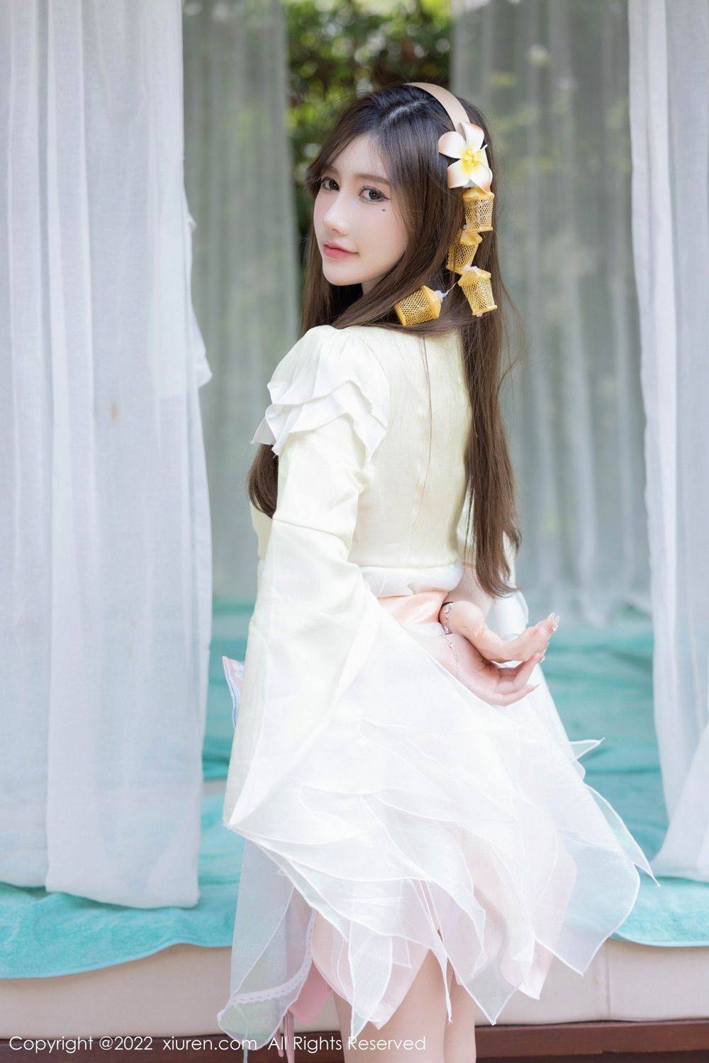 秀人网性感姐妹花绮里嘉ula角色扮演合拍系列珠三角旅拍-29