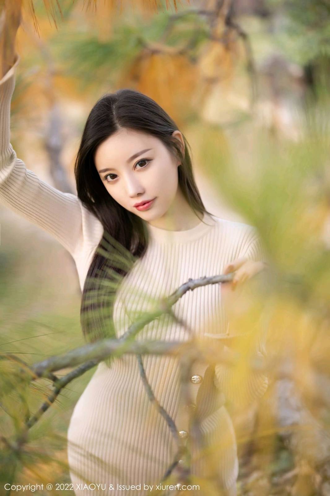 语画界性感女神杨晨晨Yome毛线连衣裙搭配原色丝袜丽江旅拍-32