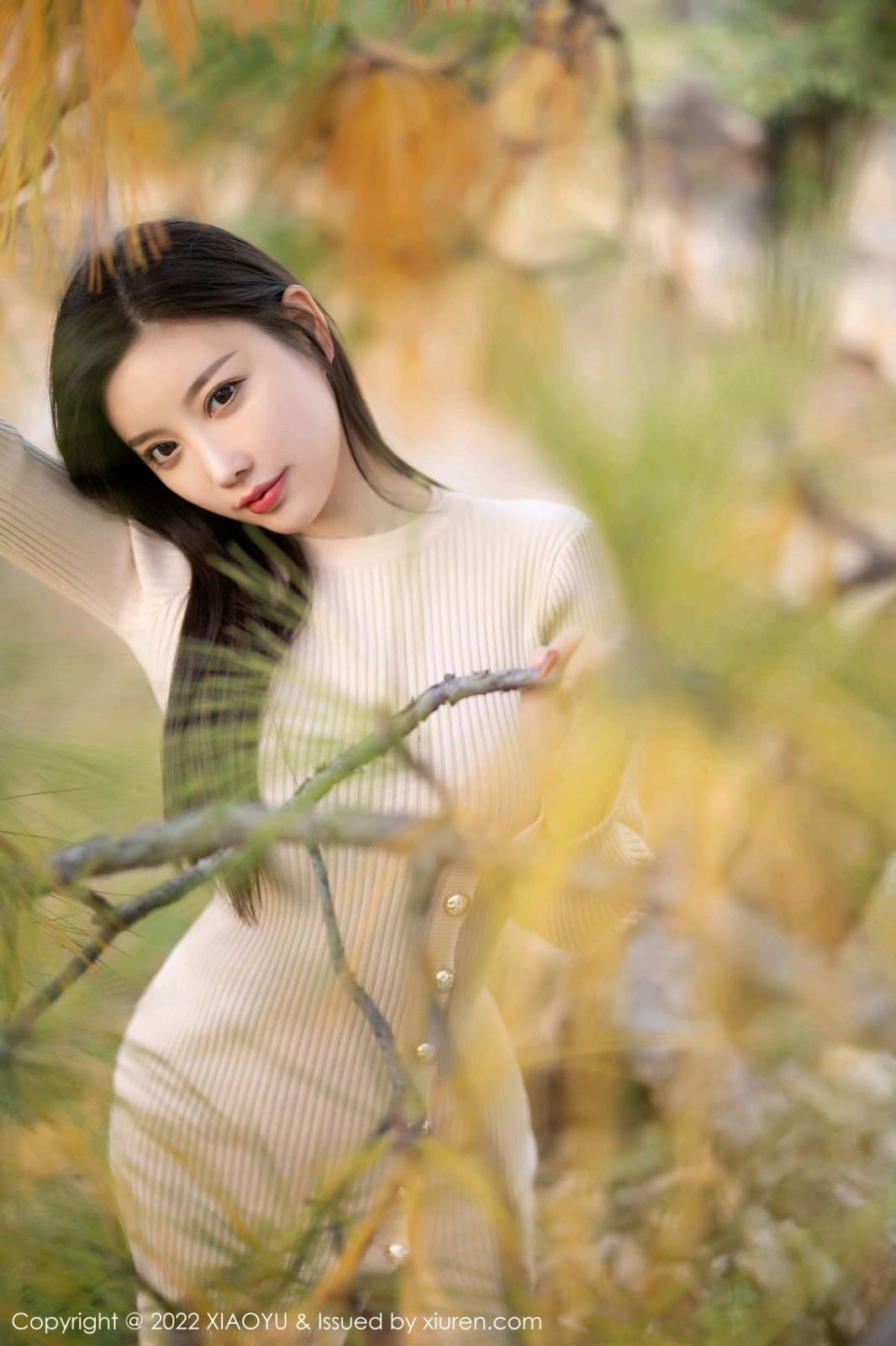 语画界性感女神杨晨晨Yome毛线连衣裙搭配原色丝袜丽江旅拍-33