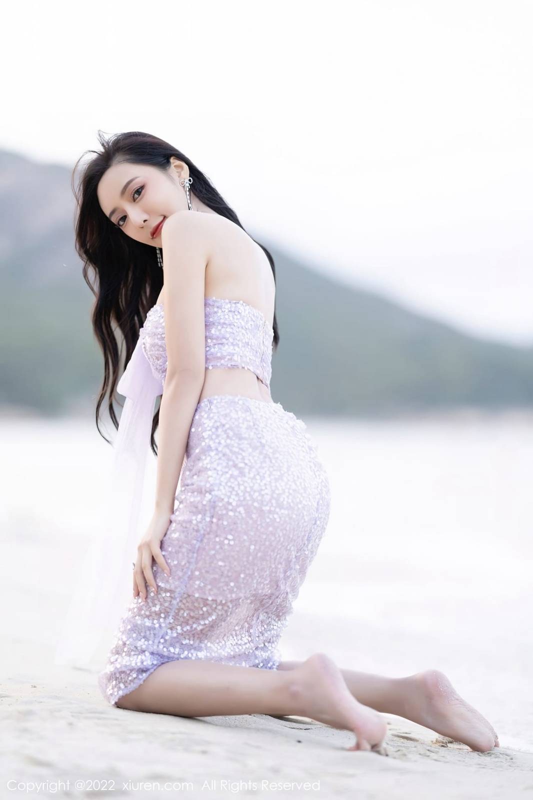 秀人网性感女神王馨瑶yanni海边沙滩和酒店双场景厦门旅拍-12