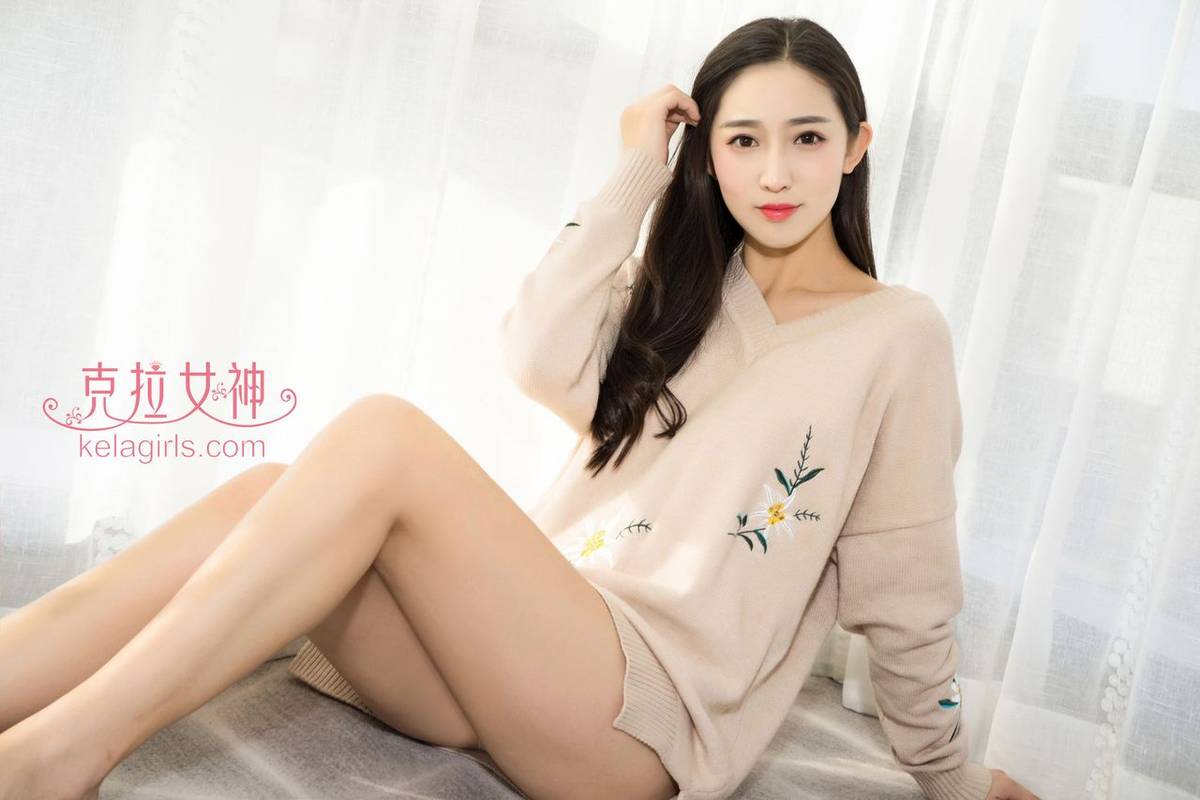 Kelagirls克拉女神姜璐毛衣服饰学姐出马主题性感写真-4