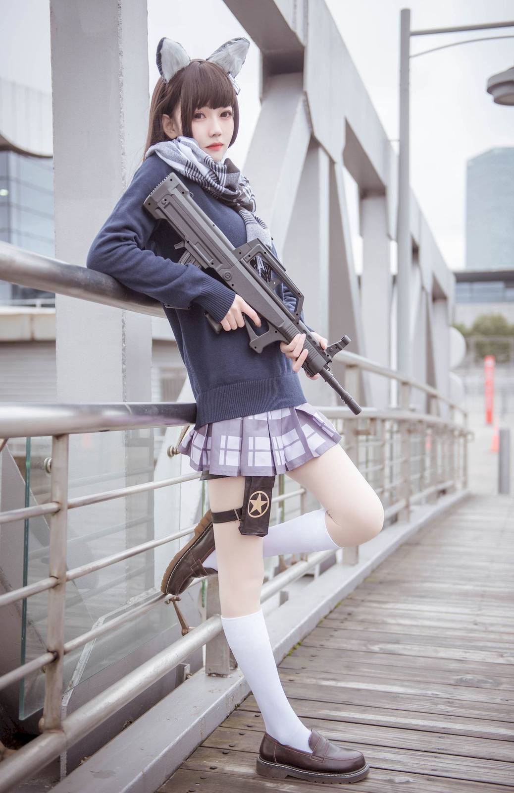 网络美女你的负卿95制服女战士小妖精系列性感写真-7