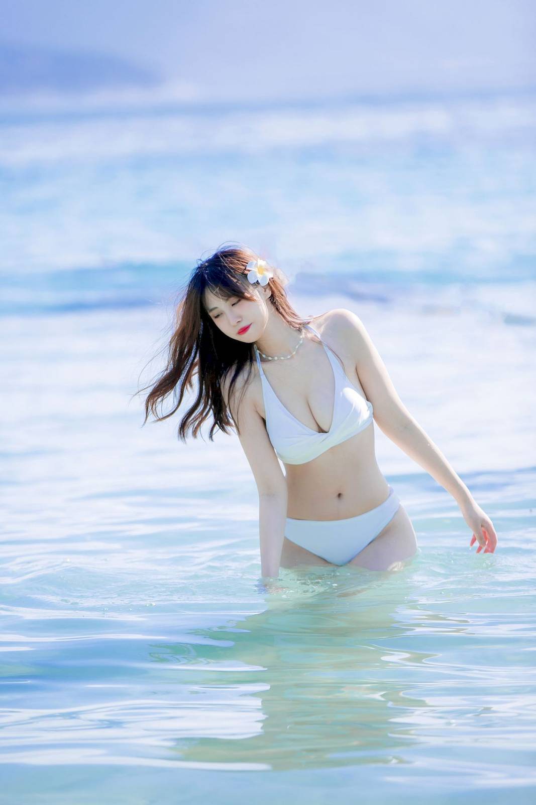 次元少女念雪ww海边花仙子主题微露小蛮腰性感写真-37