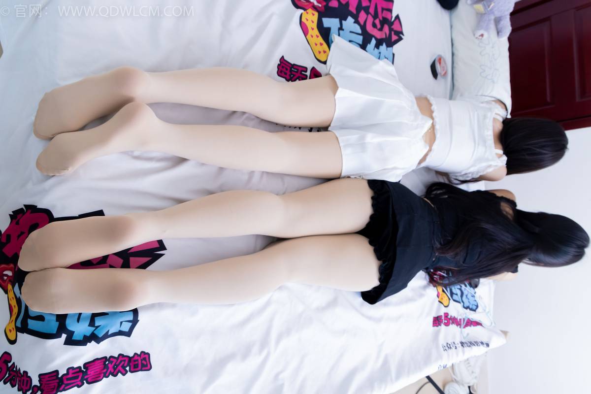 物恋传媒模特菜菜&岚岚黑白服饰要你的温柔主题写真-58