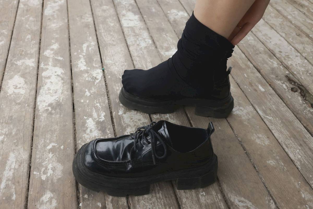 MZSOCK爱美足模特妍妍白色上衣户外黑丝系列写真-50