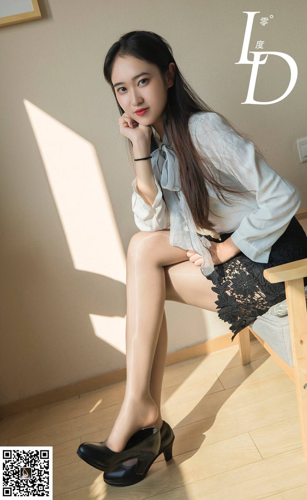 LD零度高挑模特一含黑丝美腿居家系列腿控福利-2