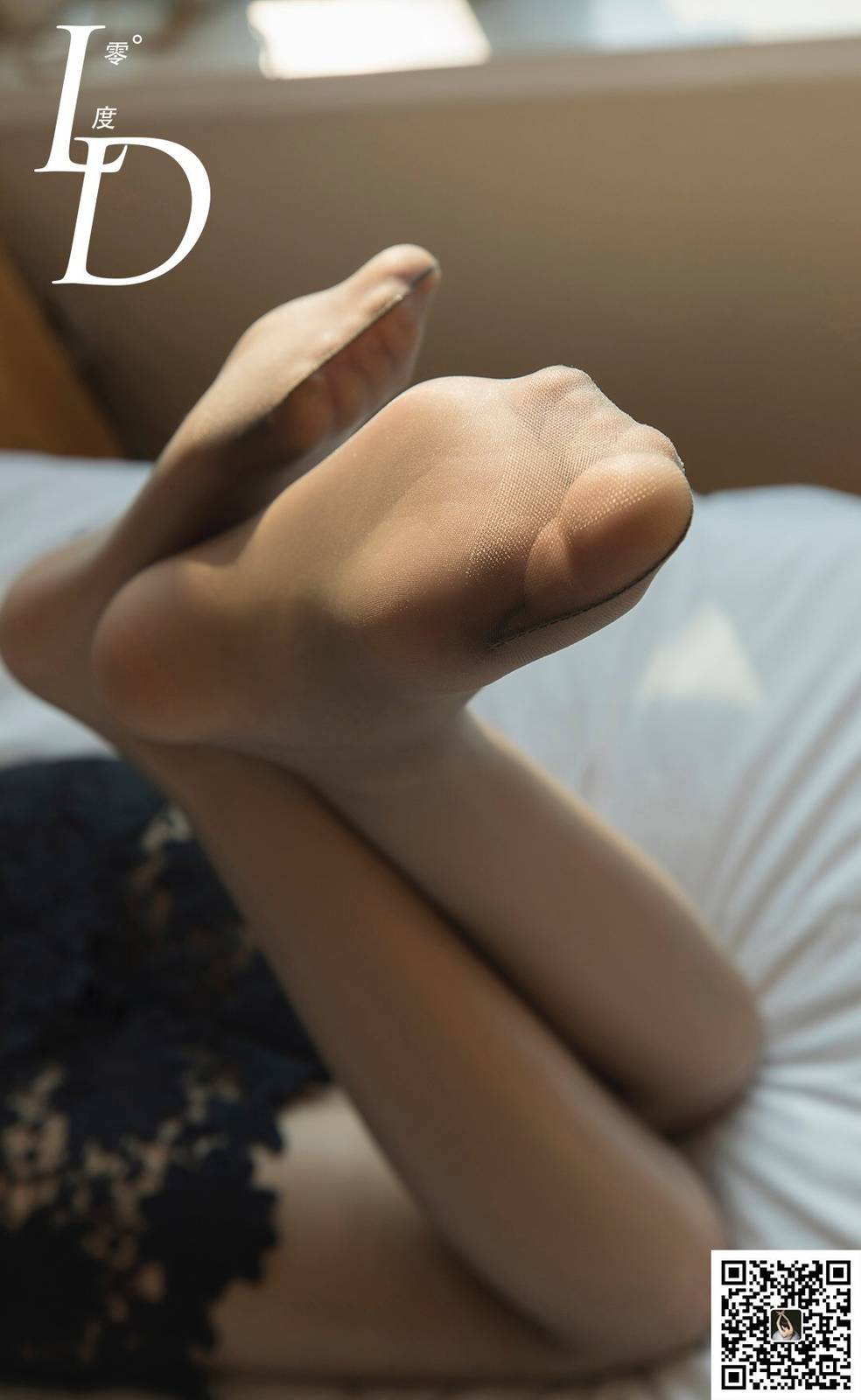 LD零度高挑模特一含黑丝美腿居家系列腿控福利-4