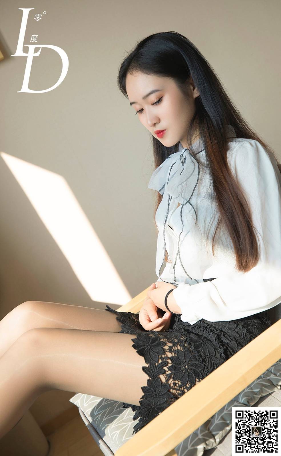 LD零度高挑模特一含黑丝美腿居家系列腿控福利-53