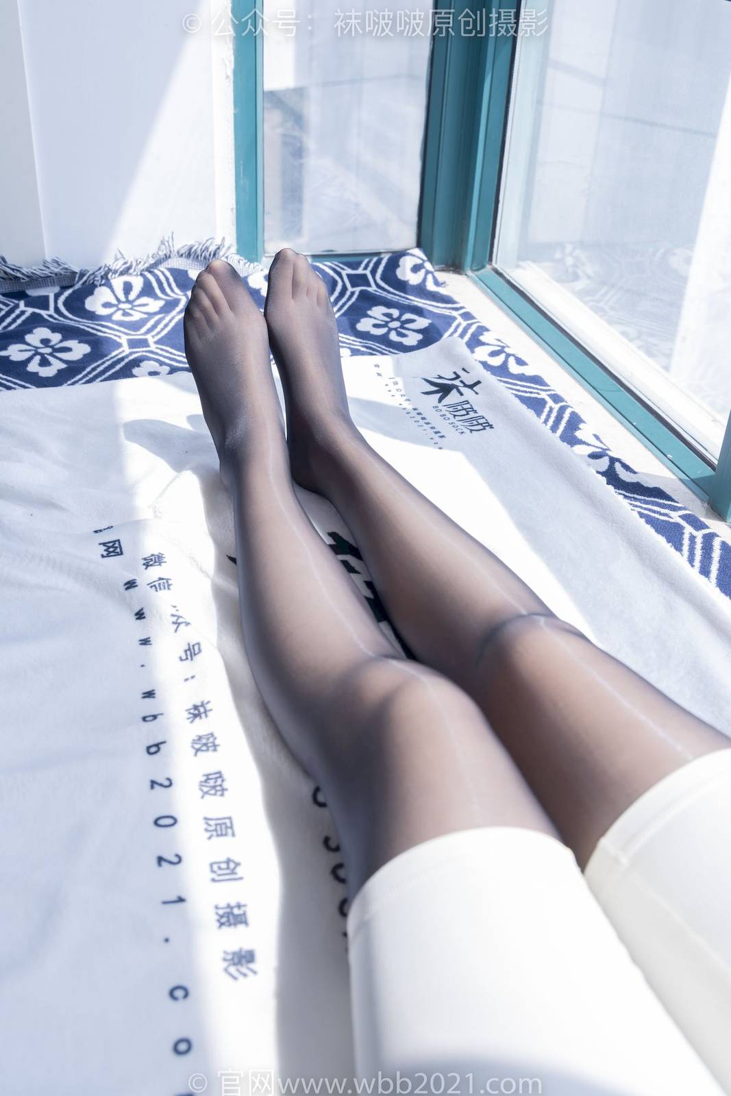 BoBoSocks袜啵啵小甜豆裤里黑丝高跟长靴福利写真-132